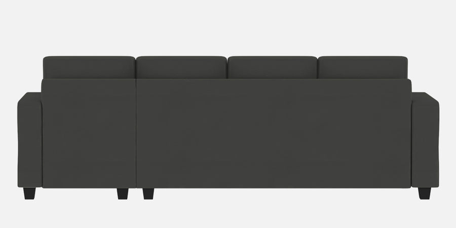 Nabi Fabric Lhs Sectional Sofa 3 Lounger In Charcoal Grey Colour - Febonic Living