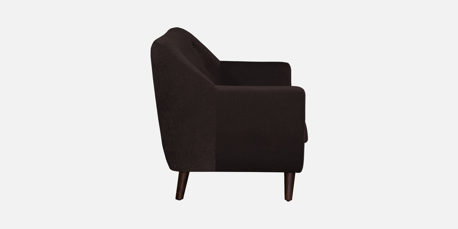 German Fabric 3 Seater Sofa In Dark Brown Colour - Febonic Living