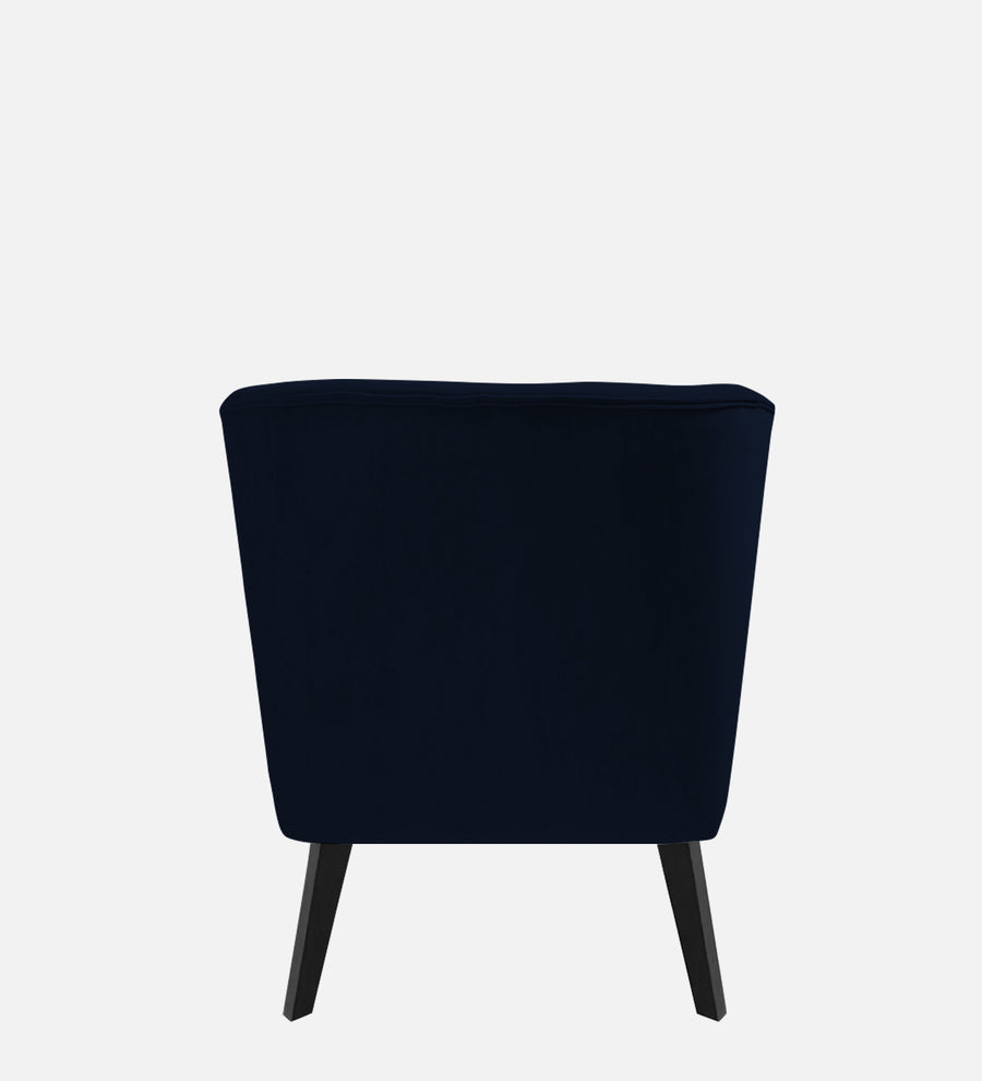 Flora Velvet Lhs Chaise Lounger In Dark Blue Colour - Febonic Living
