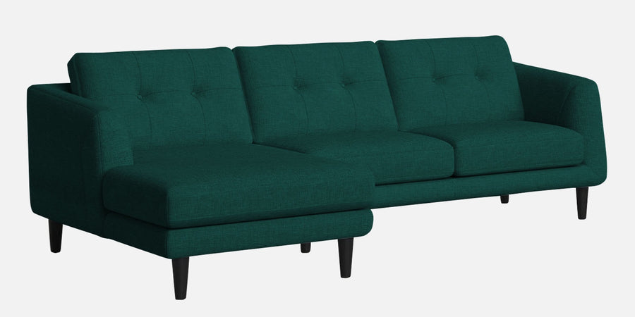 Natasha Velvet Rhs Sectional Sofa 3 Lounger In Forest Green Colour - Febonic Living