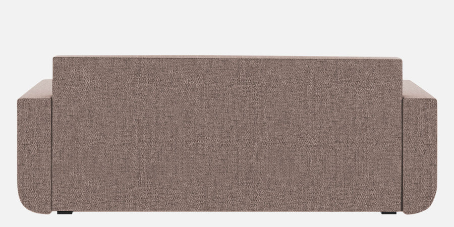 Grace Fabric 3 Seater Pull Out Sofa Cum Bed In Kadhi Beige Colour With Storage - Febonic Living