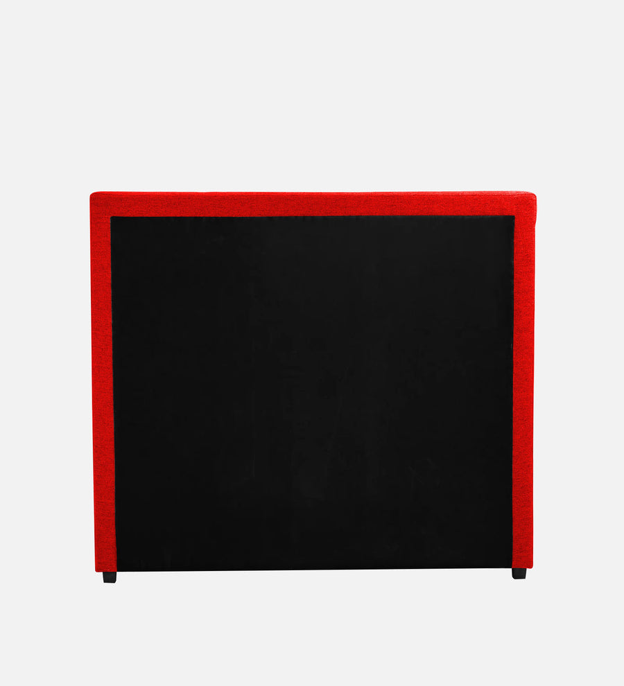 Pollen Fabric Upholstered King Size Bed In Ruby Red Colour - Febonic Living