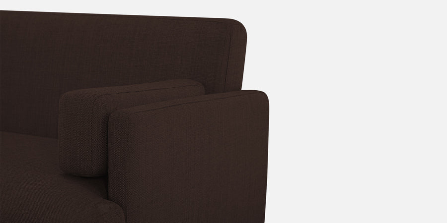 Ricky Fabric 3 Seater Sofa In Coffee Brown Colour - Febonic Living