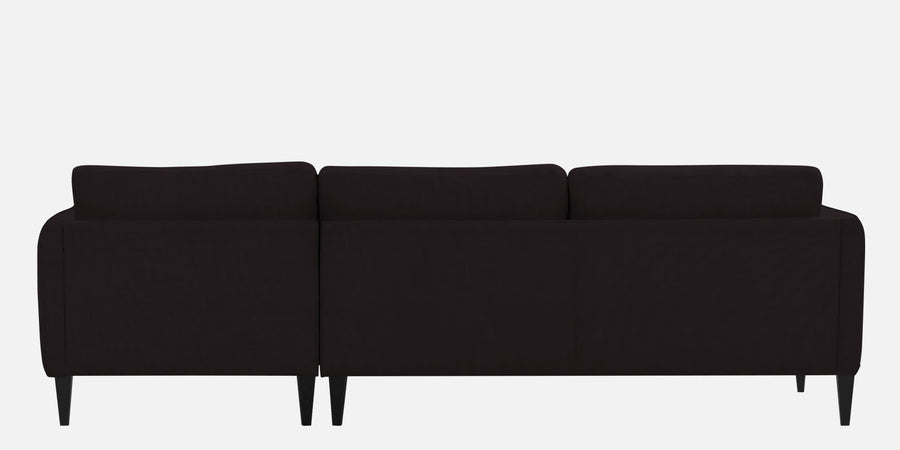 Piku Fabric Lhs Sectional Sofa 3 Lounger In Cara Brown Colour - Febonic Living