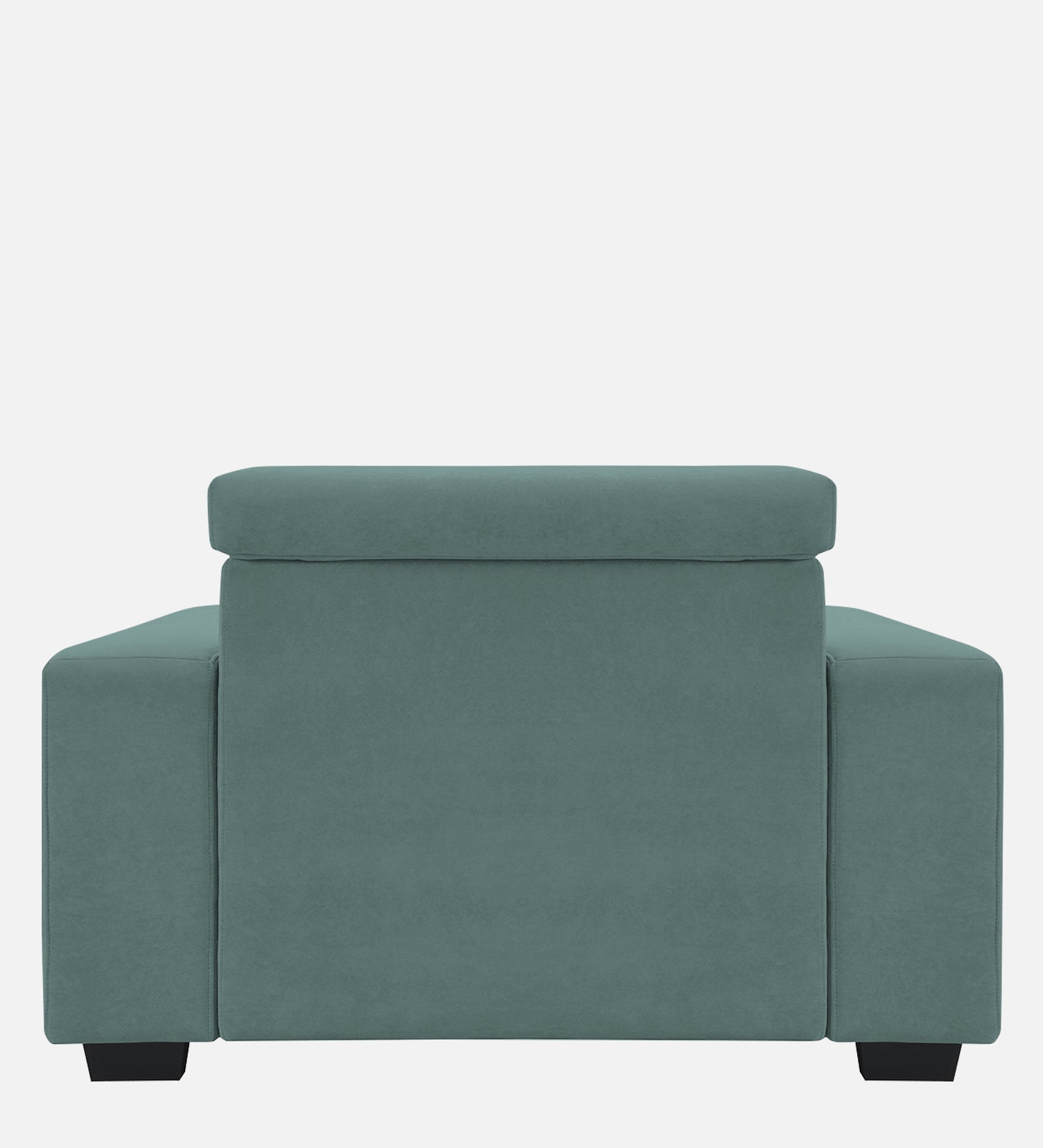 Hiro Fabric 1 Seater Sofa In  Pista Green Colour - Febonic Living