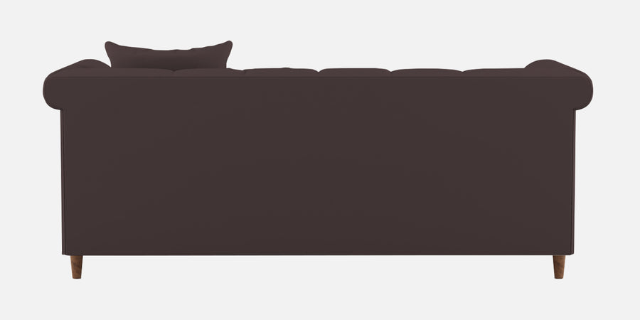 Rubi Velvet 3 Seater Sofa In Mocha Brown Colour - Febonic Living