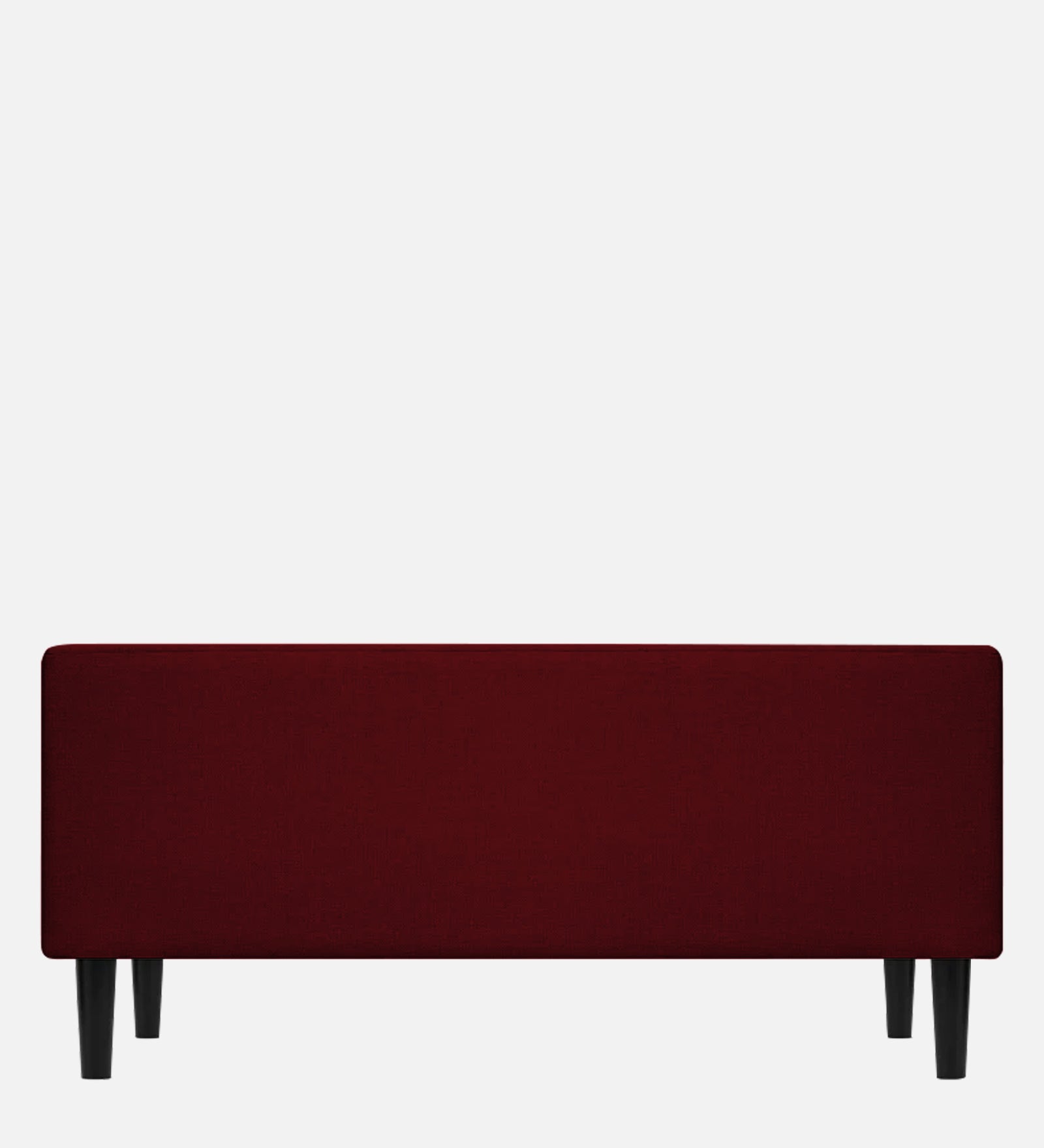 Maya Fabric Bench In Ruby Red Colour