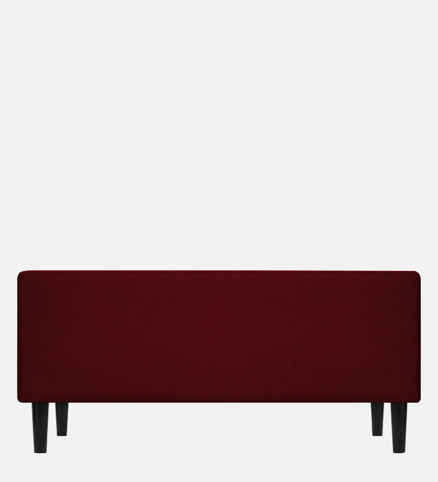 Maya Fabric Bench In Ruby Red Colour - Febonic Living