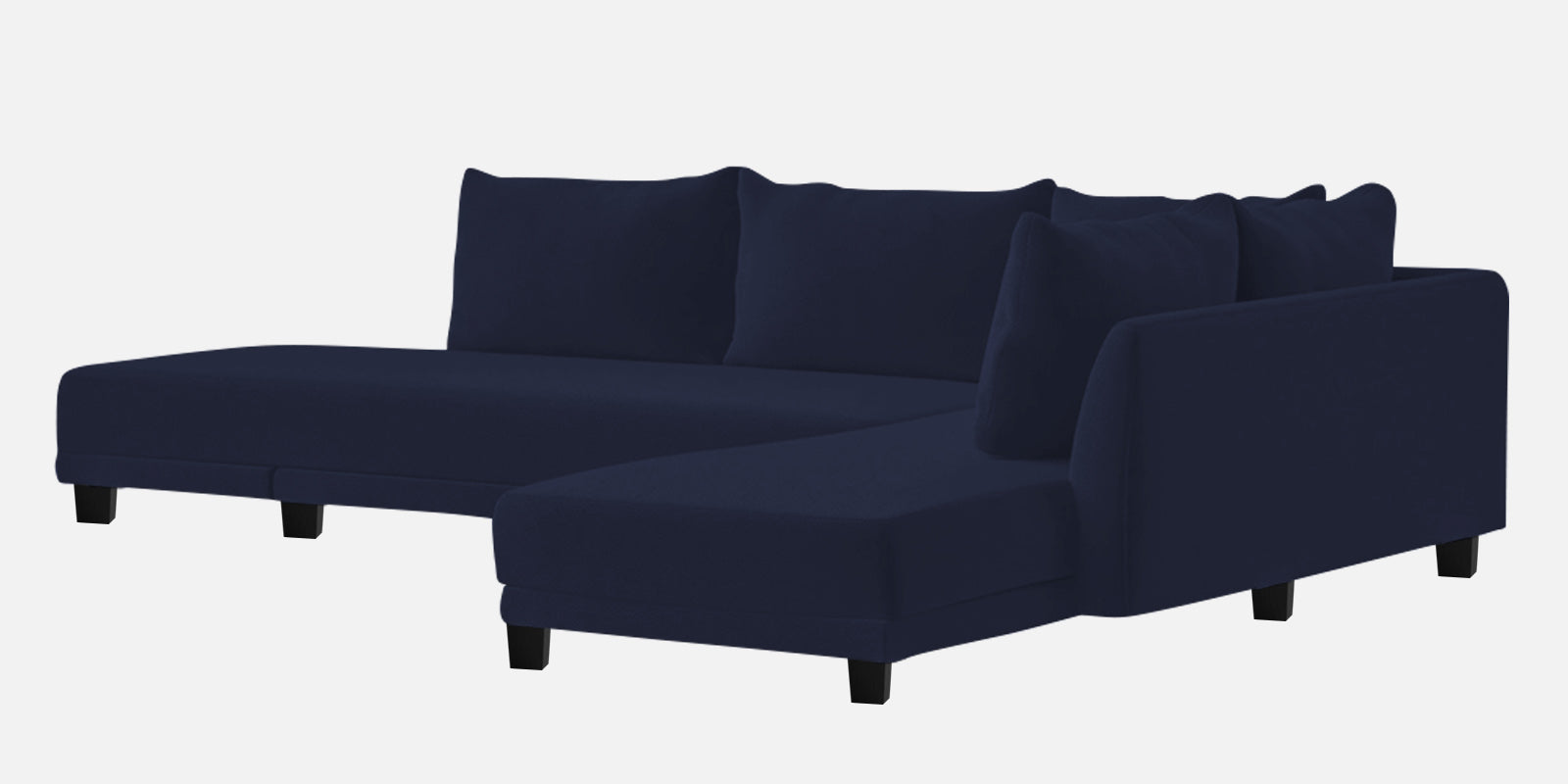 Ira Fabric LHS 6 Seater Sofa Cum Bed In Royal Blue Colour