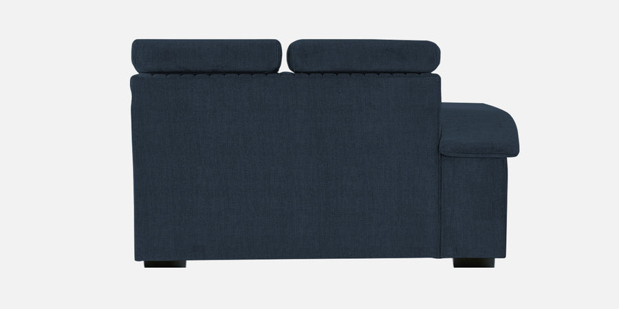 Draco Fabric 6 Seater Corner Sofa In Denim Blue Colour - Febonic Living
