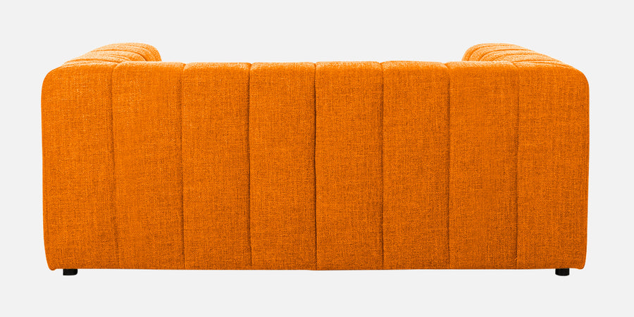 Lara Fabric 2 Seater Sofa In Vivid Orange Colour - Febonic Living