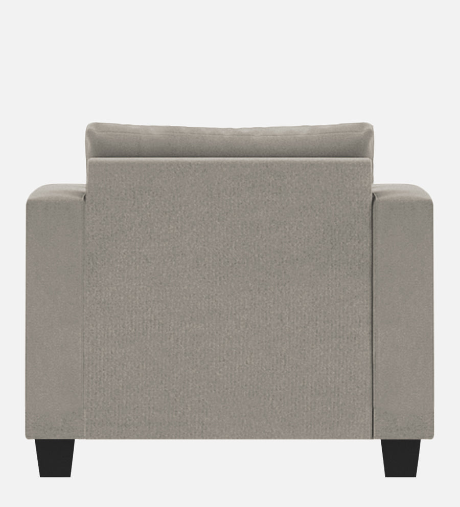 Nabi Fabric 1 Seater Sofa In Ash Grey Colour - Febonic Living