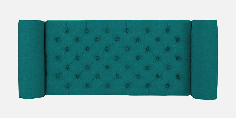 Nowia Fabric 2 Seater Recamier In Sea Green Colour With Storage - Febonic Living