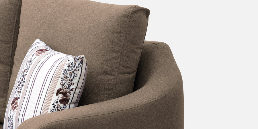 Kevin Fabric 2 Seater Sofa In Cookie Beige Colour - Febonic Living