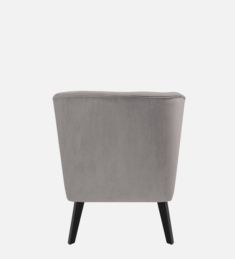 Flora Velvet Lhs Chaise Lounger In Pearl Grey Colour - Febonic Living