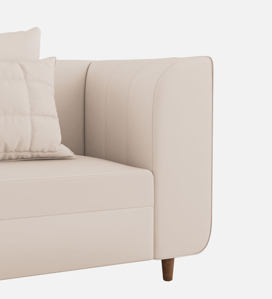 Sumo Velvet 1 Seater Sofa In Camel Beige Colour - Febonic Living