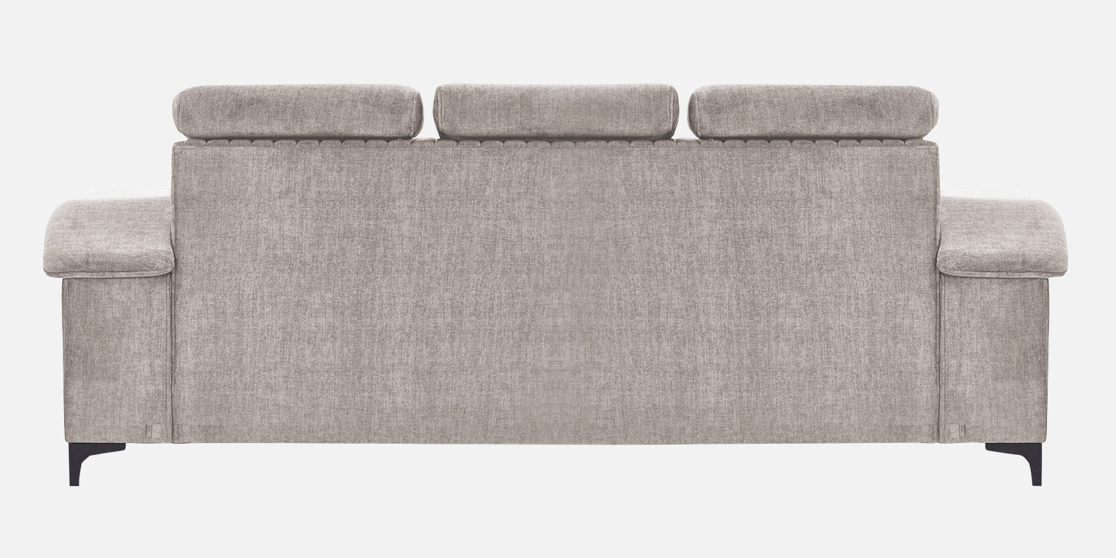 Draco Fabric 3 Seater Sofa in Storm Grey Colour