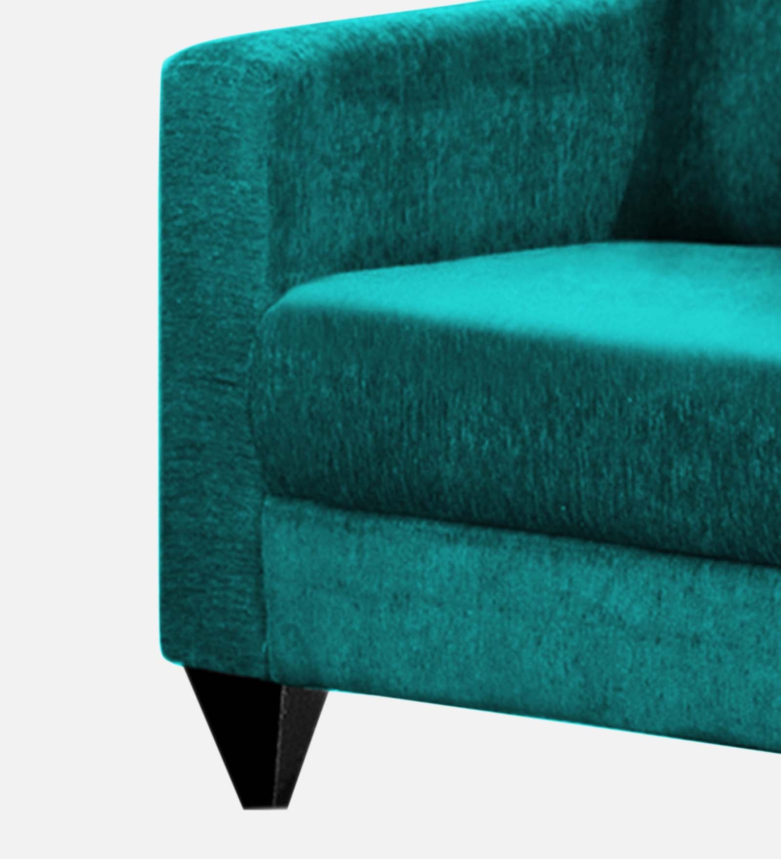 Lipu Fabric 1 Seater Sofa in Sea Green Colour