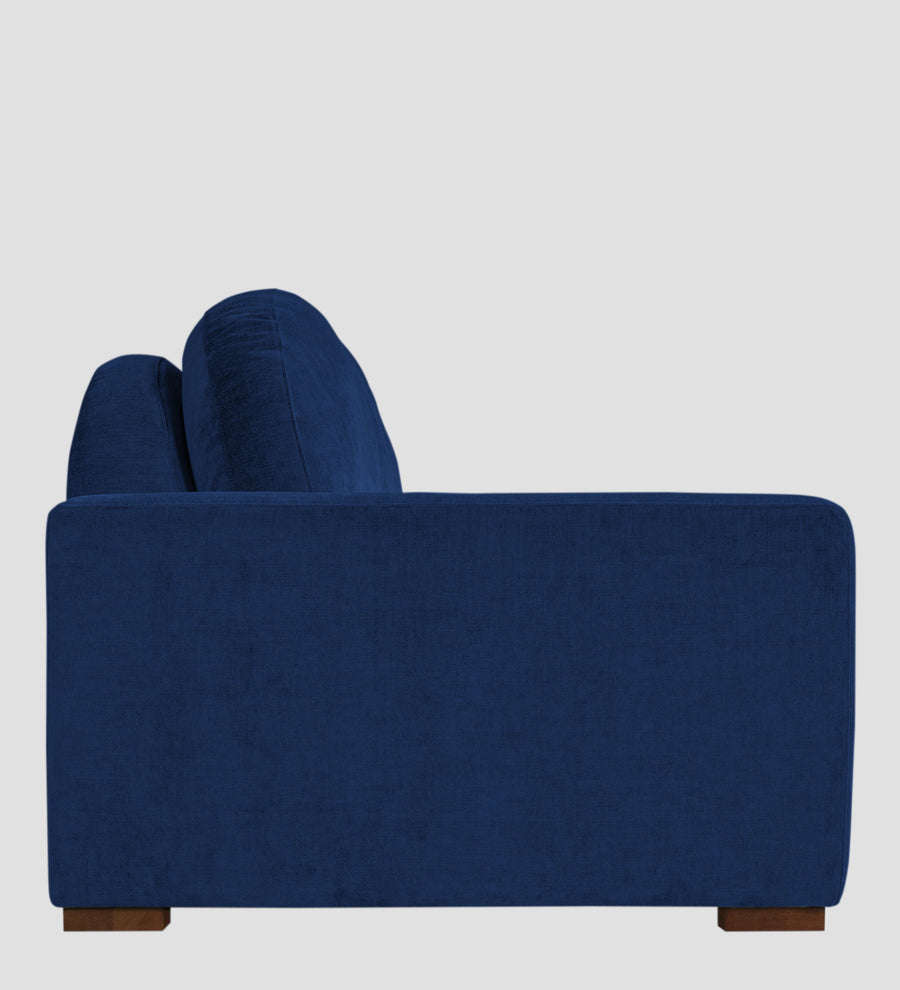 Dara Fabric 1 Seater Sofa In Royal Blue Colour - Febonic Living
