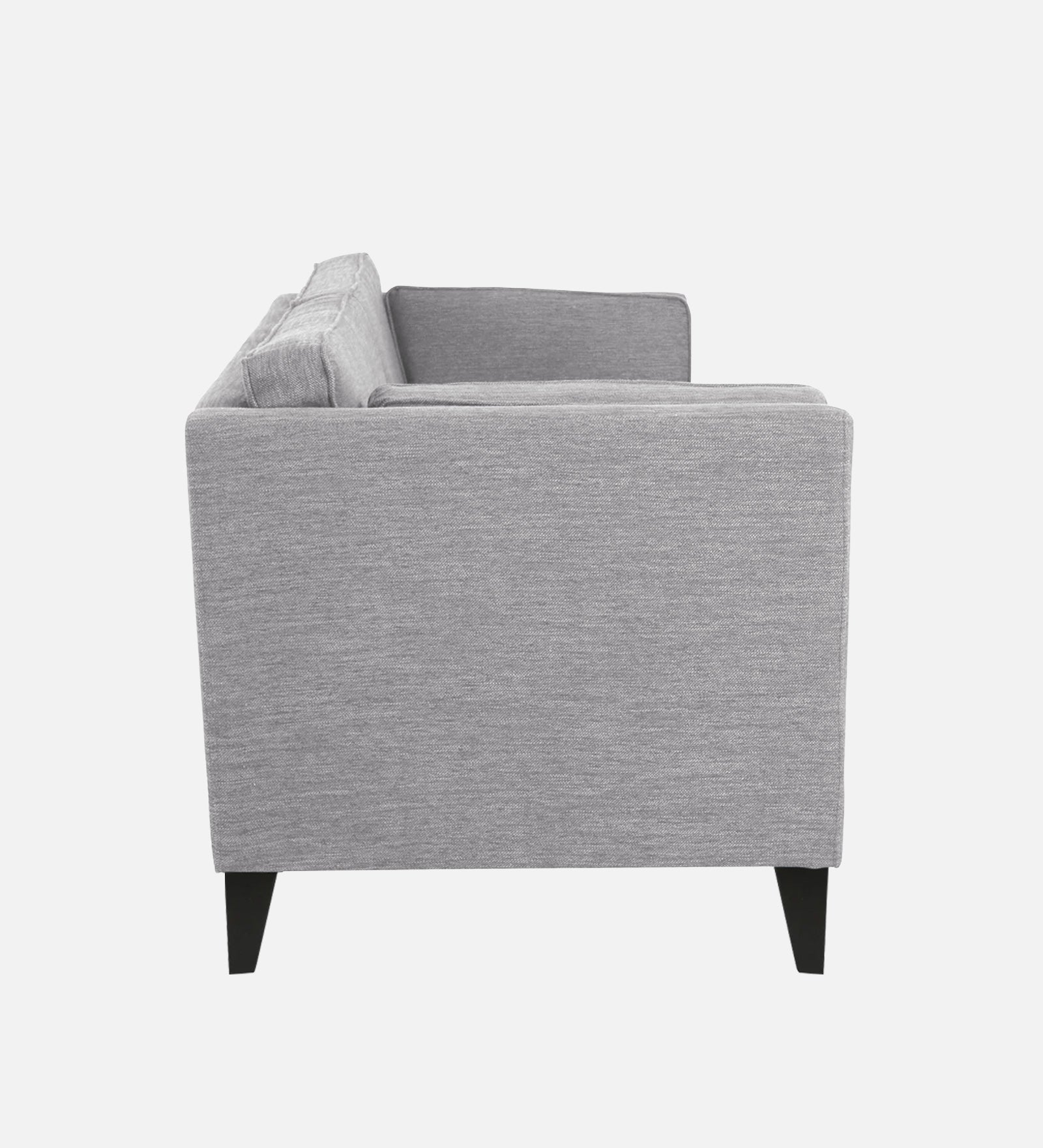 Nigar Fabric 1 Seater Sofa in Lit Grey Colour