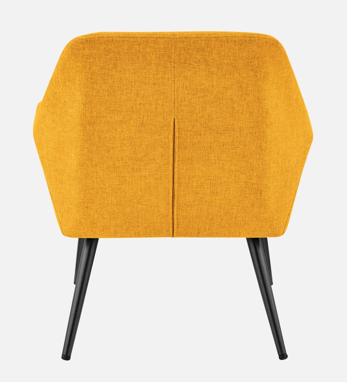 Bella Fabric Arm Chair In Bold Yellow Colour