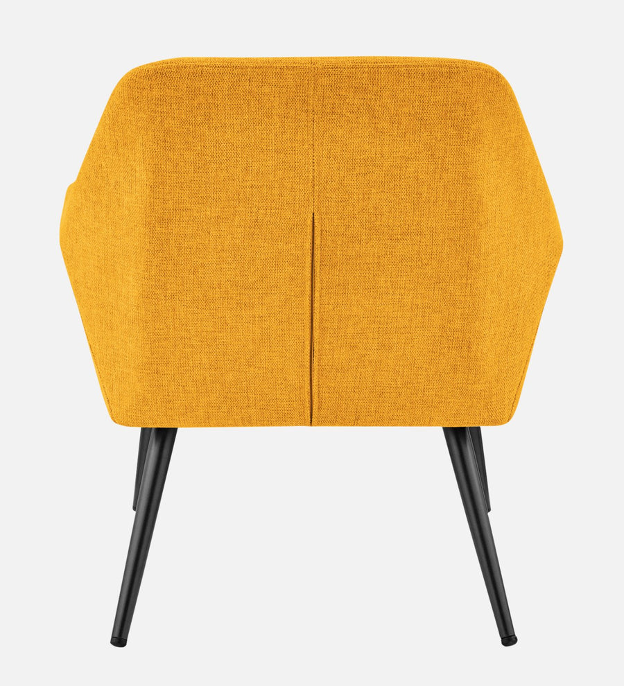 Bella Fabric Arm Chair In Bold Yellow Colour - Febonic Living