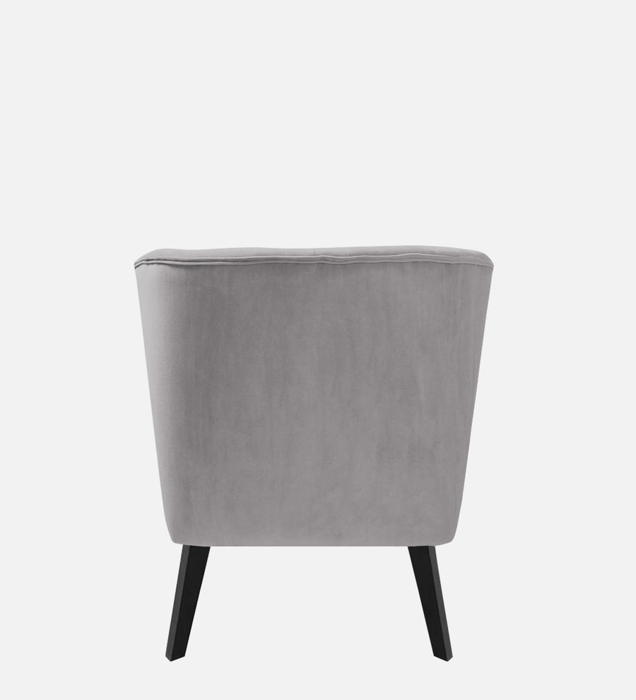Flora Velvet Rhs Chaise Lounger In Concrete Grey Colour - Febonic Living