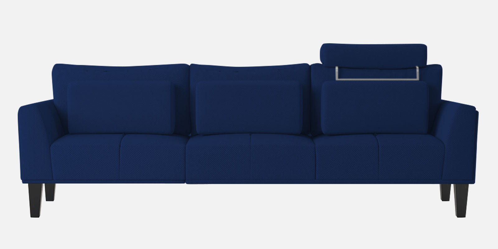 Como Fabric 3 Seater Sofa in Royal Blue Colour