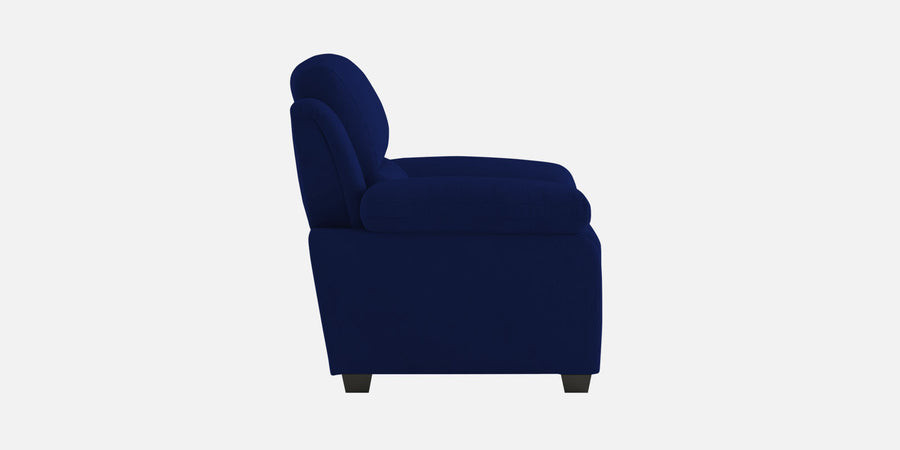 Cantaberry Velvet 3 Seater Sofa In Dark Blue Colour - Febonic Living