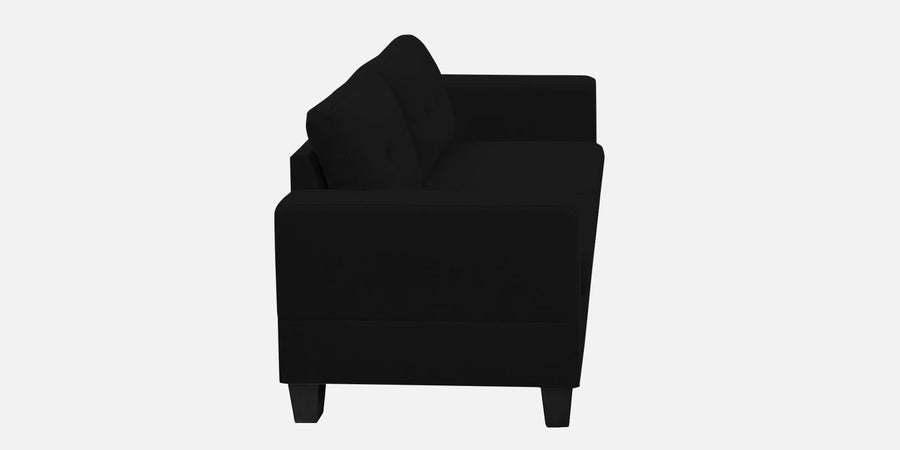 Thomas Fabric 2 Seater Sofa In Zed Black Colour - Febonic Living