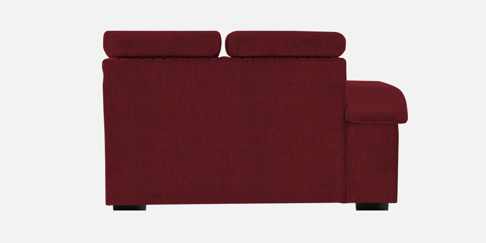 Draco Fabric 6 Seater Corner Sofa In Blood Maroon Colour - Febonic Living