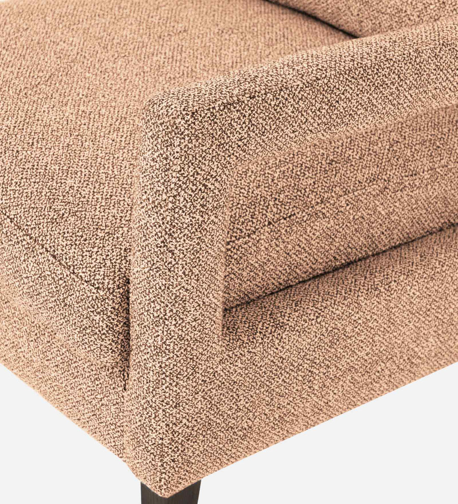 Olsen Fabric Arm Chair In Cosmic Beige Colour - Febonic Living