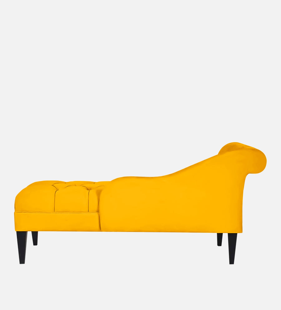 Adria Fabric Rhs Chaise Lounger In Bold Yellow Colour - Febonic Living