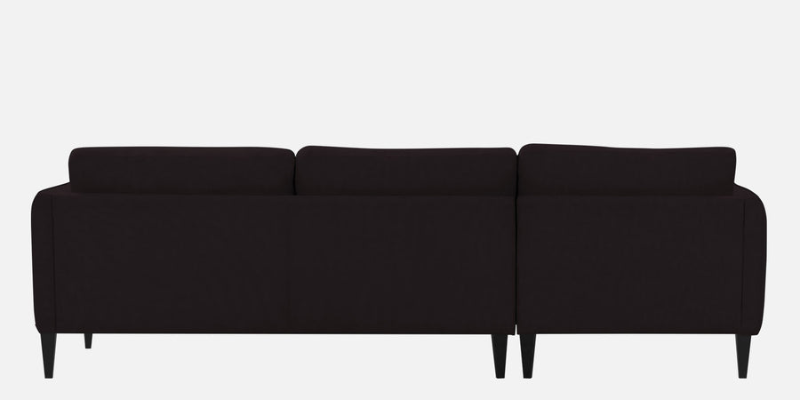 Piku Fabric Rhs Sectional Sofa 3 Lounger In Cara Brown Colour - Febonic Living
