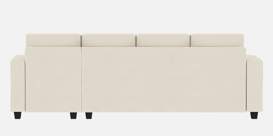 Nabi Fabric Lhs Sectional Sofa 3 Lounger In Ivory Cream Colour - Febonic Living