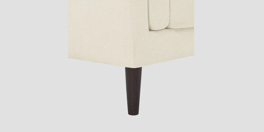 Creata Fabric Lhs Sectional Sofa 3 Lounger In Ivory Cream Colour - Febonic Living