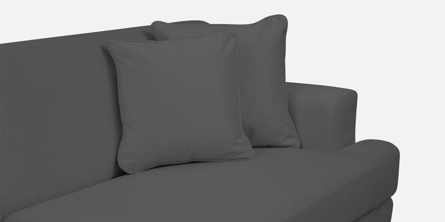 Woody Fabric Lhs Sectional Sofa 3 Lounger In Dusky Grey Colour - Febonic Living