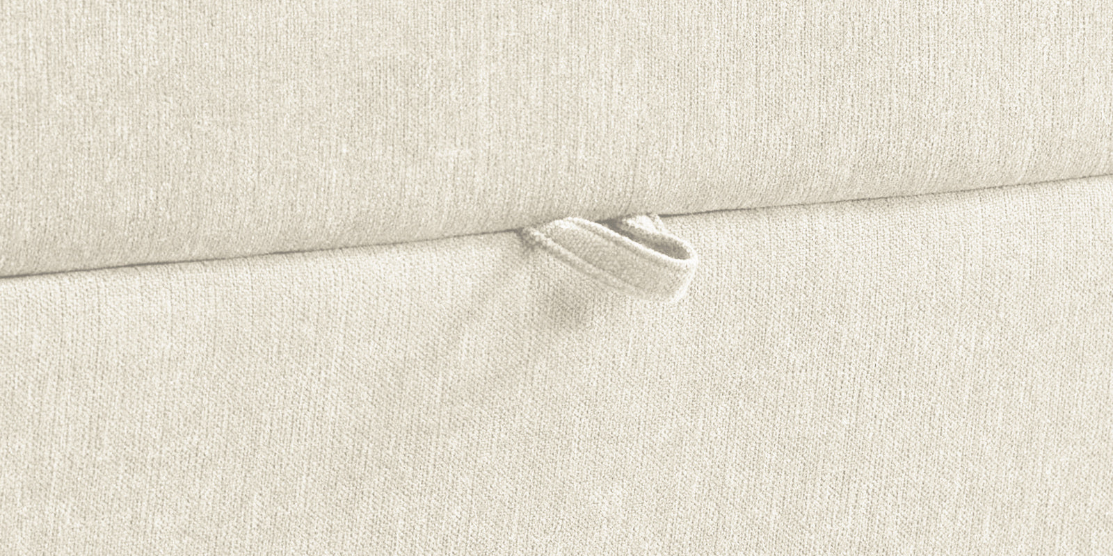 Kara Fabric 3 Seater Pull Out Sofa Cum Bed in Ivory Cream Colour