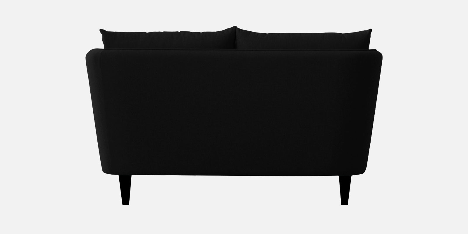 Norway Velvet 2 Seater Sofa In Adam Black Colour