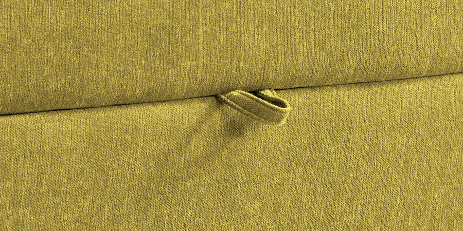 Kara Fabric 3 Seater Pull Out Sofa Cum Bed In Parrot Green Colour - Febonic Living