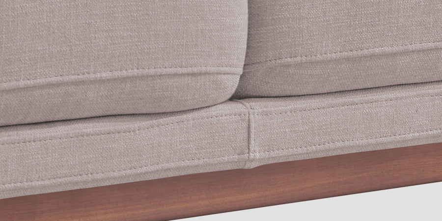 Borry Fabric 3 Seater Sofa In Almond Beige Colour - Febonic Living