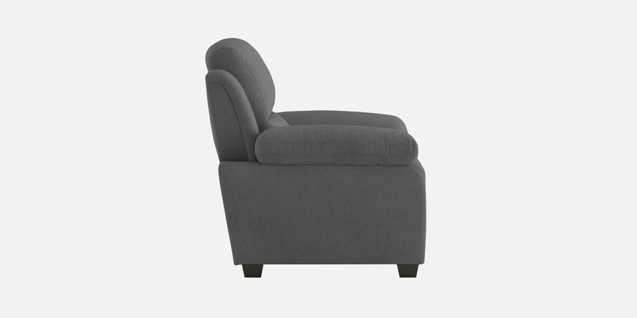 Cantaberry Velvet 3 Seater Sofa In Davy Grey Colour - Febonic Living