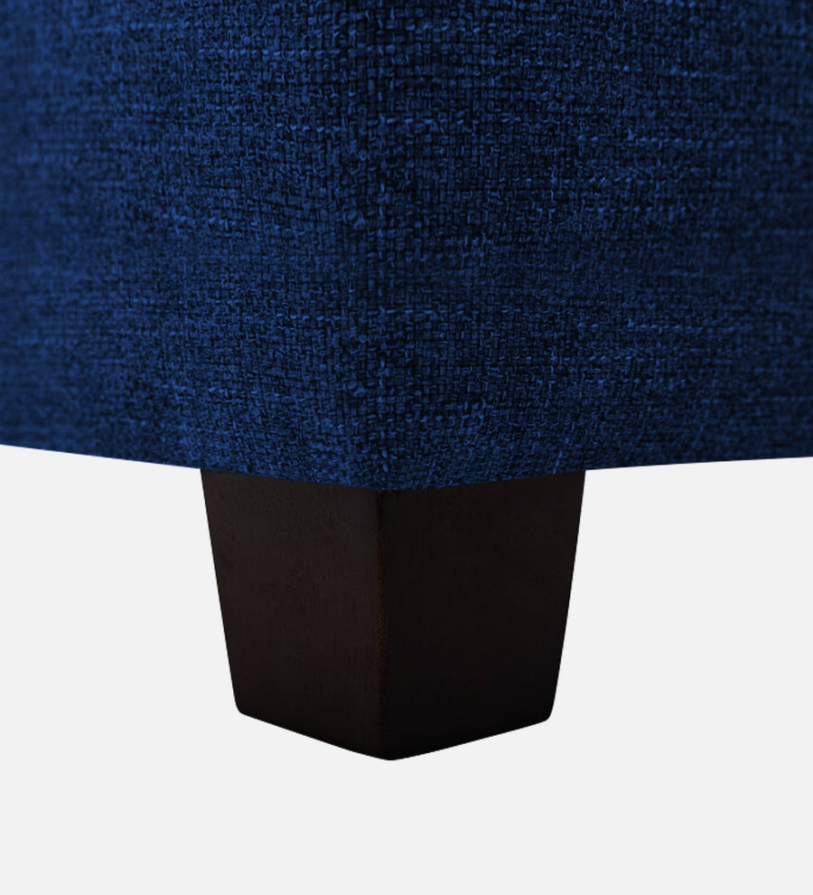 Sudan Fabric Ottoman In Royal Blue Colour With Storage - Febonic Living