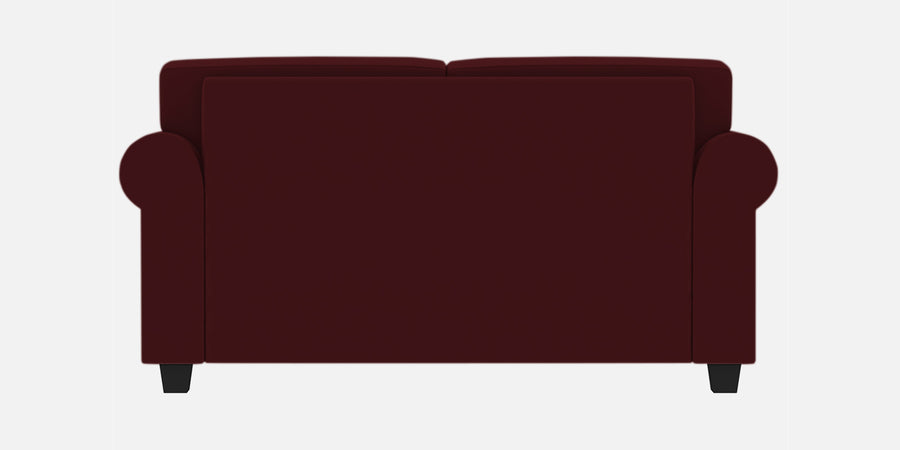 Numonk Velvet 2 Seater Sofa In Blood Maroon Colour - Febonic Living