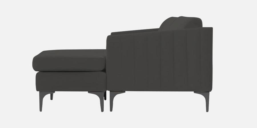 Haru Fabric Rhs Sectional Sofa 2 Lounger In Hory Grey Colour - Febonic Living