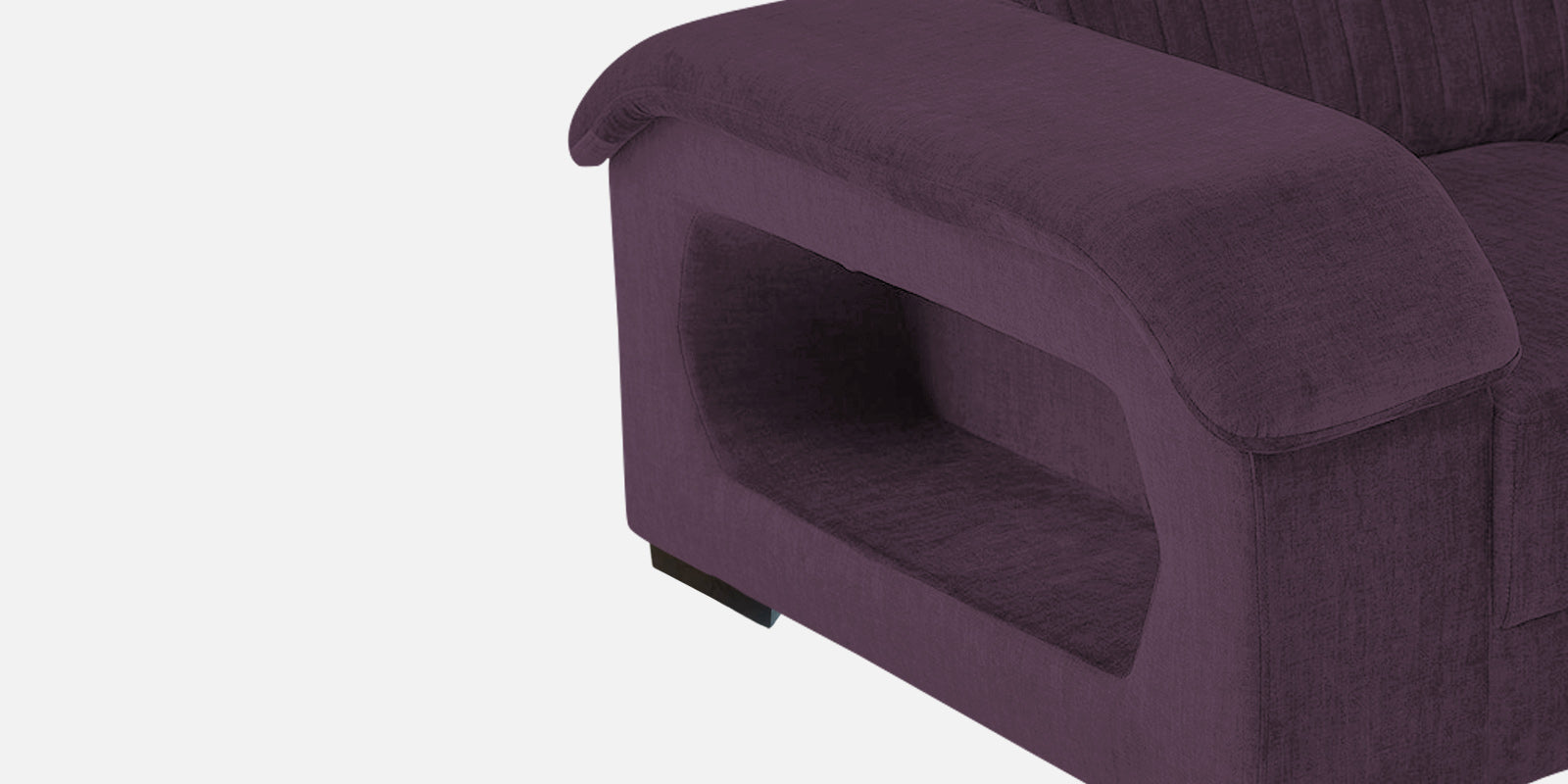 Draco Fabric 2 Seater Sofa In Greek Purple Colour