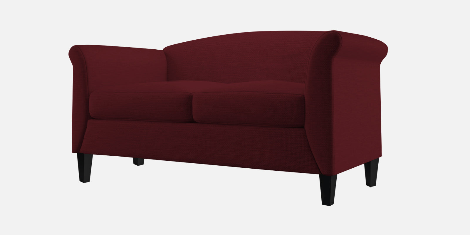 Kimber Fabric 2 Seater Sofa in Blood Maroon Colour