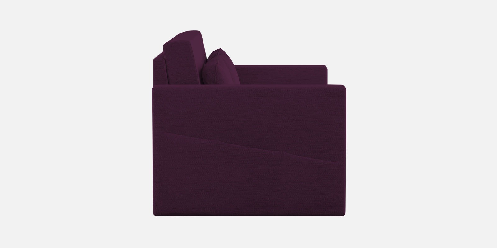 River Fabric 2 Seater Pull Out Sofa Cum Bed In Greek Purple Colour