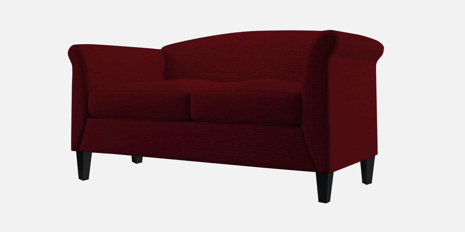 Kimber Fabric 2 Seater Sofa in Ruby Red Colour