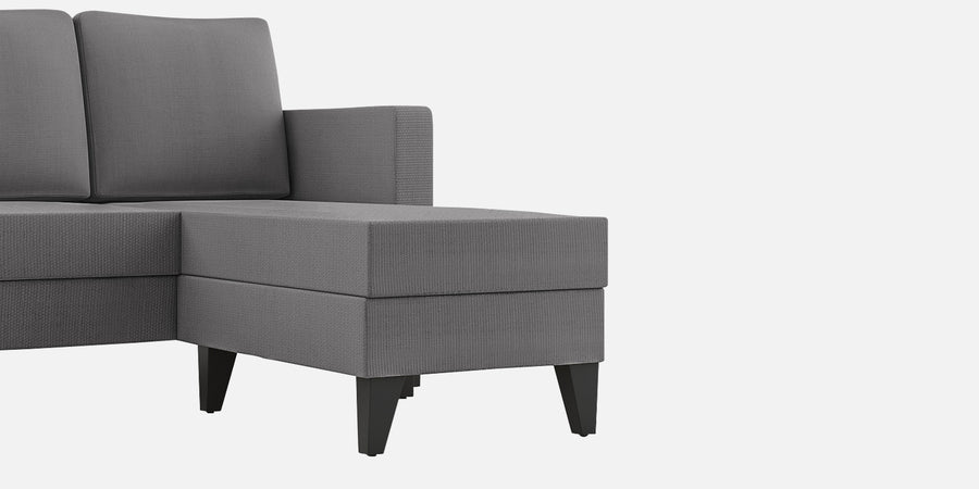 Nori Fabric Lhs Sectional Sofa 3 Lounger In Sudo Grey Colour - Febonic Living